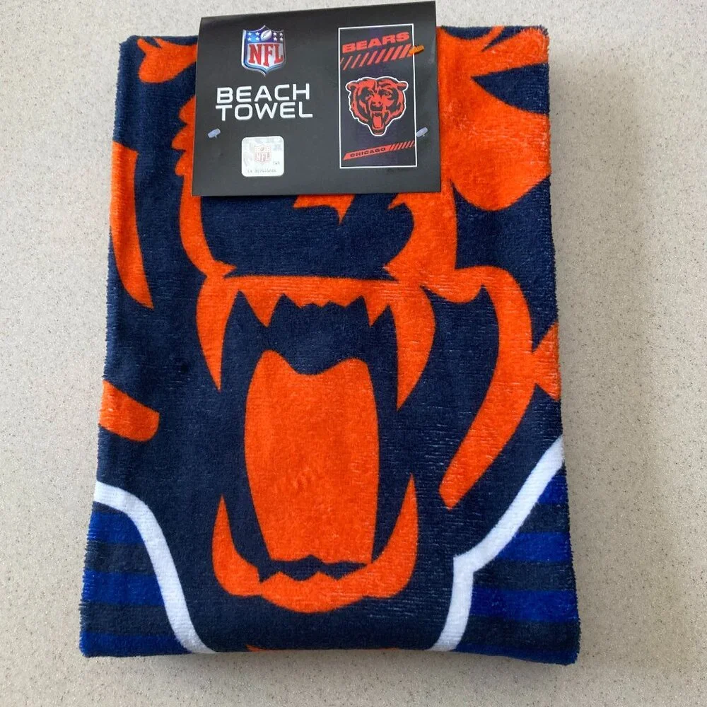 Chicago Bears NFL Beach Towel New 60
